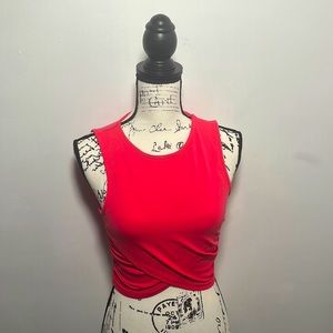 A bright/neon crop top size x small
